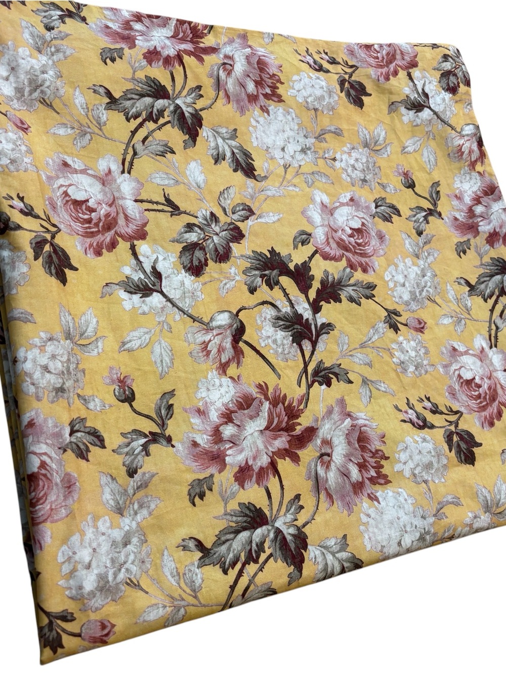 Pottery Barn Ansley Yellow Floral Duvet Cover Queen cozy cottage
